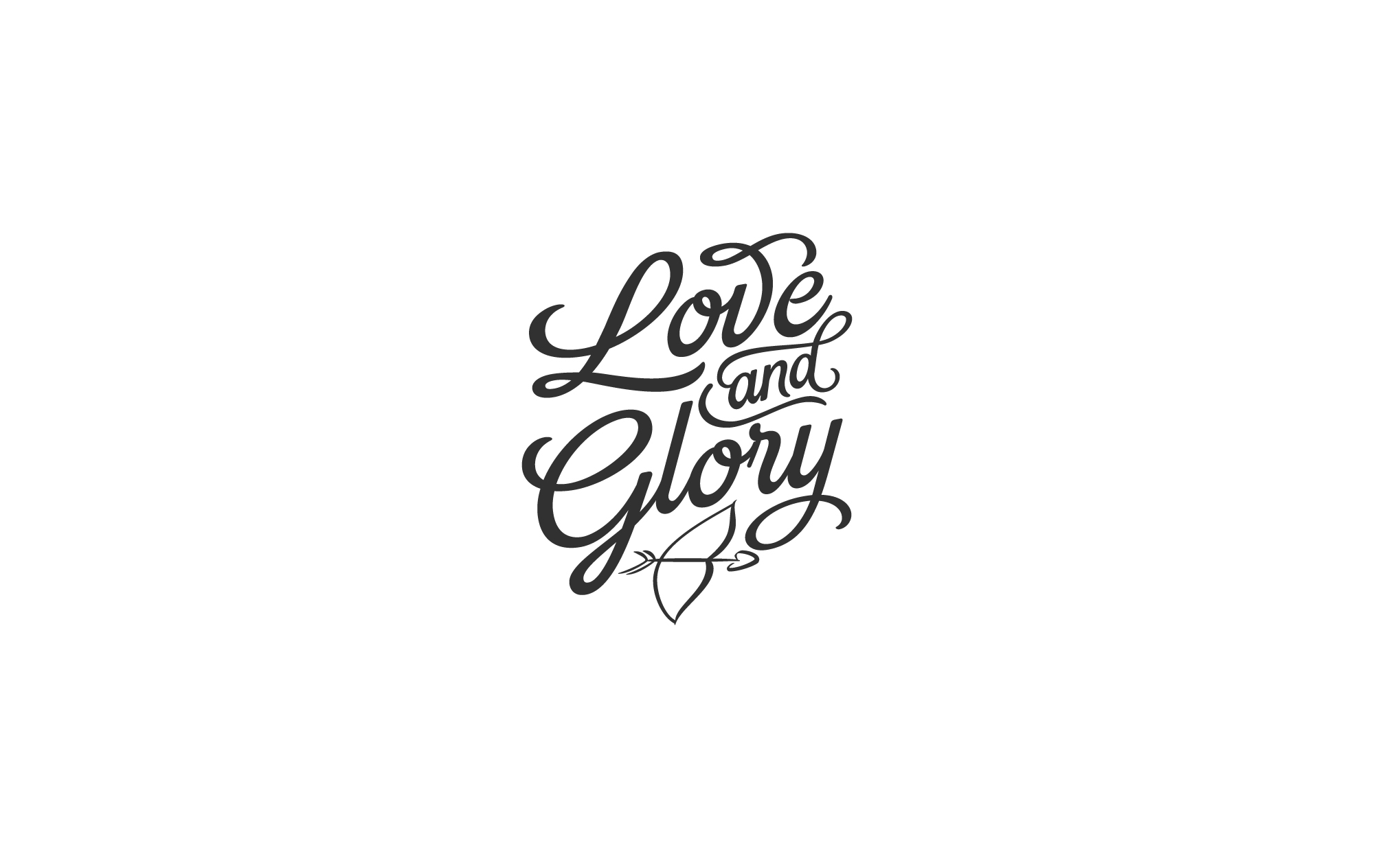 love and glory logo design matthew pomorski